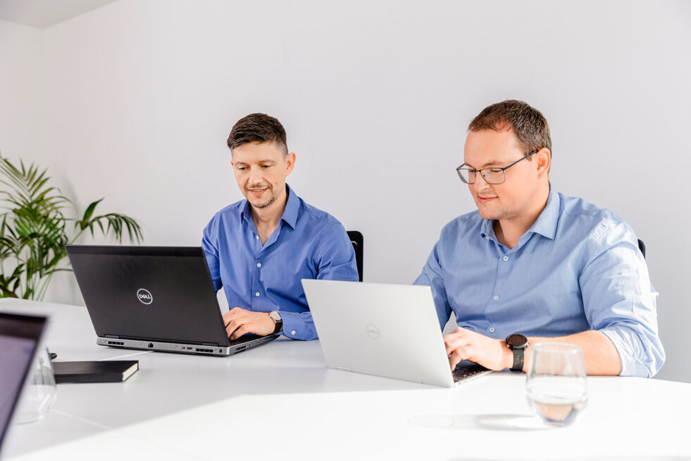 Mitarbeiter bei der Arbeit