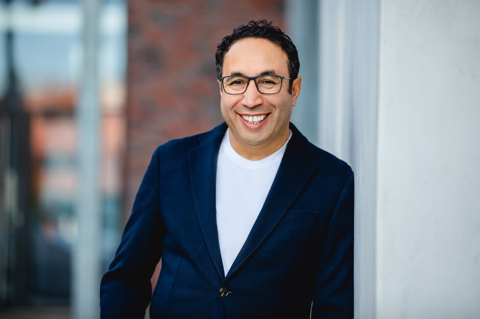 Outdoor Business Portrait eines Mannes