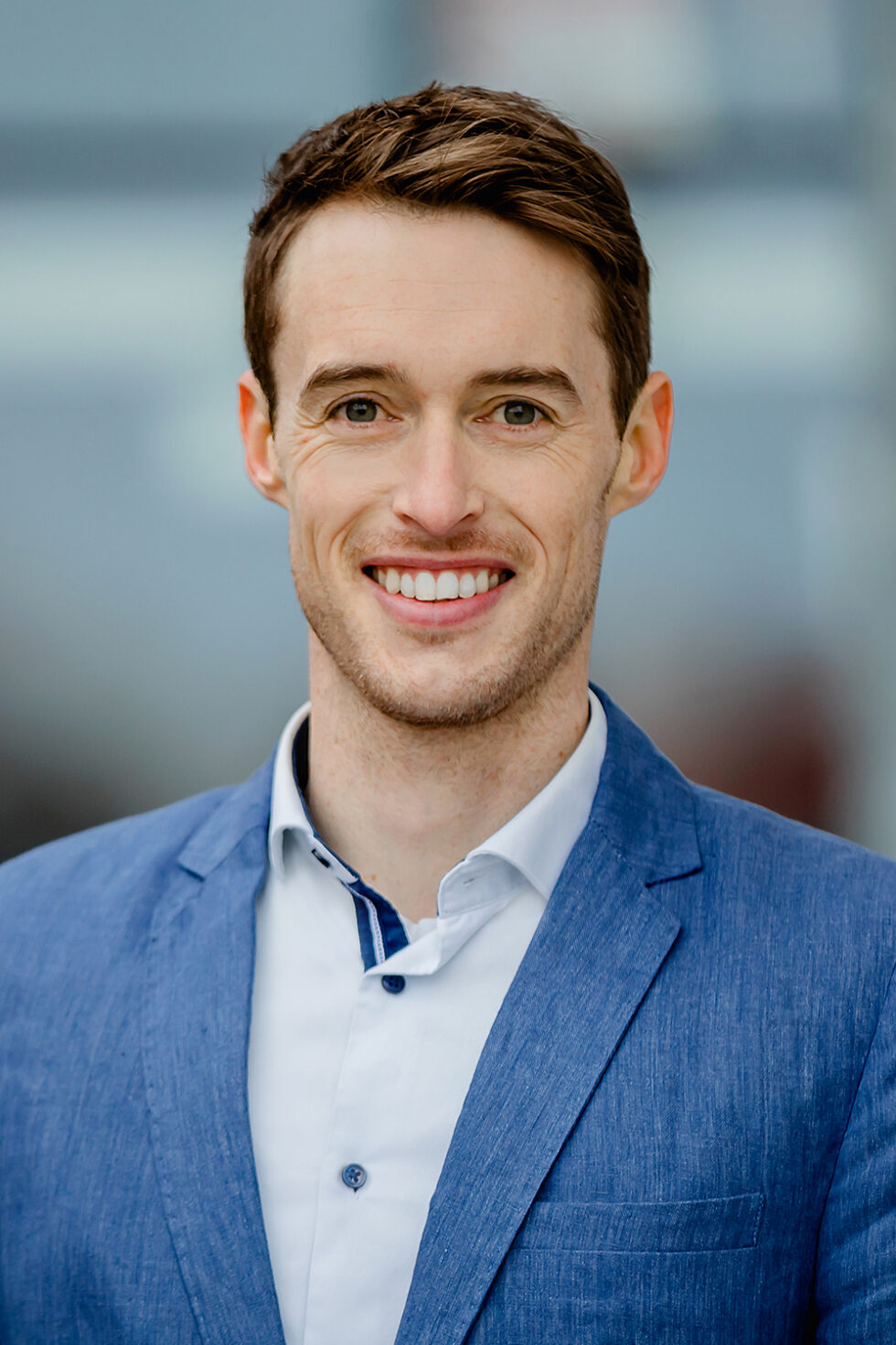 Bewerbungsfotos mit Glasscheiben